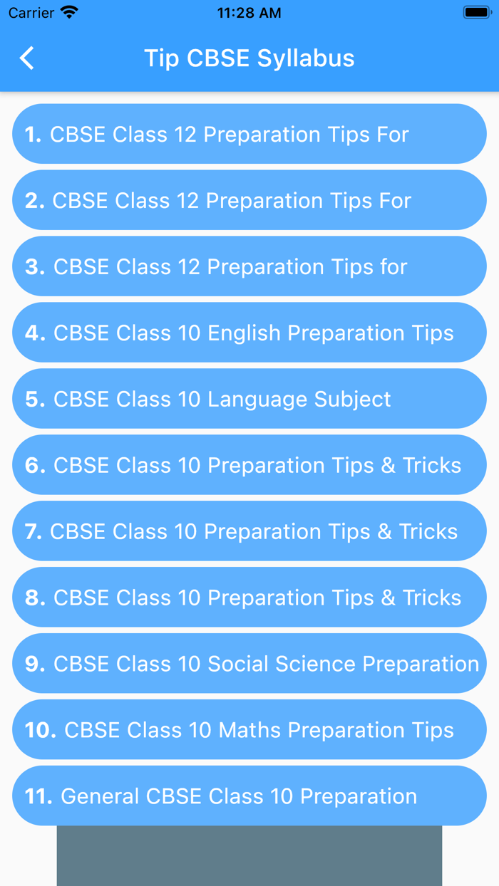 CBSE SYLLABUS Tutorial