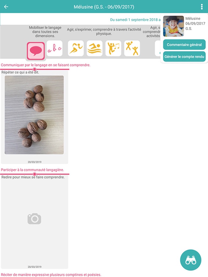 KidoO - carnet de suivi