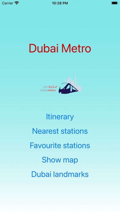 Dubai Metro - app