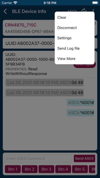 BLE Device Info screenshot-6