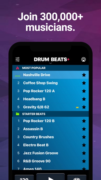Drum Beats+ Rhythm Machine screenshot-0