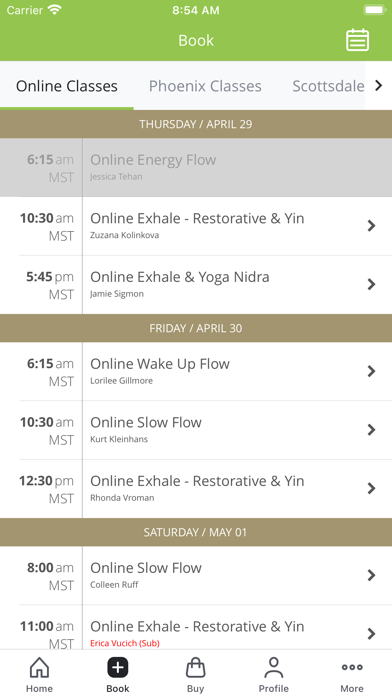Metta Yoga Concierge screenshot 2