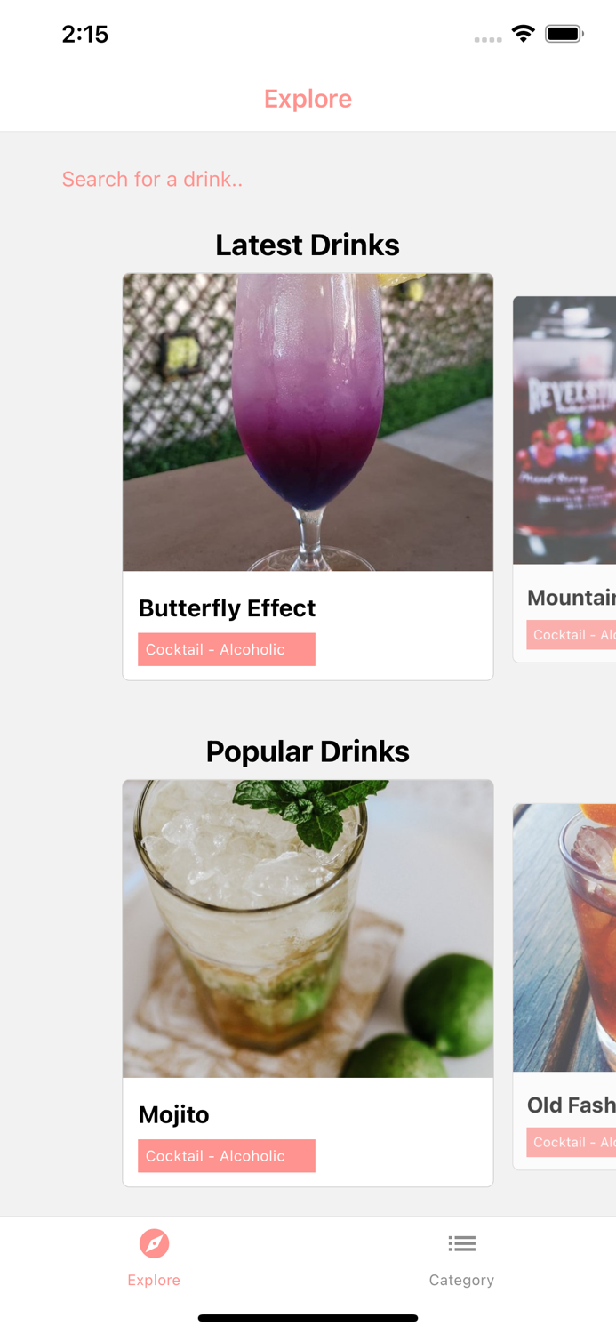 Drinksly - Find your drink