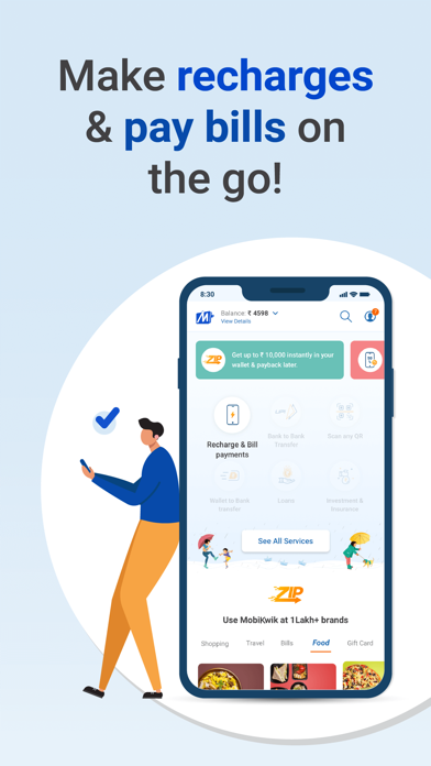 MobiKwik- UPI, Bills, PayLater screenshot 3