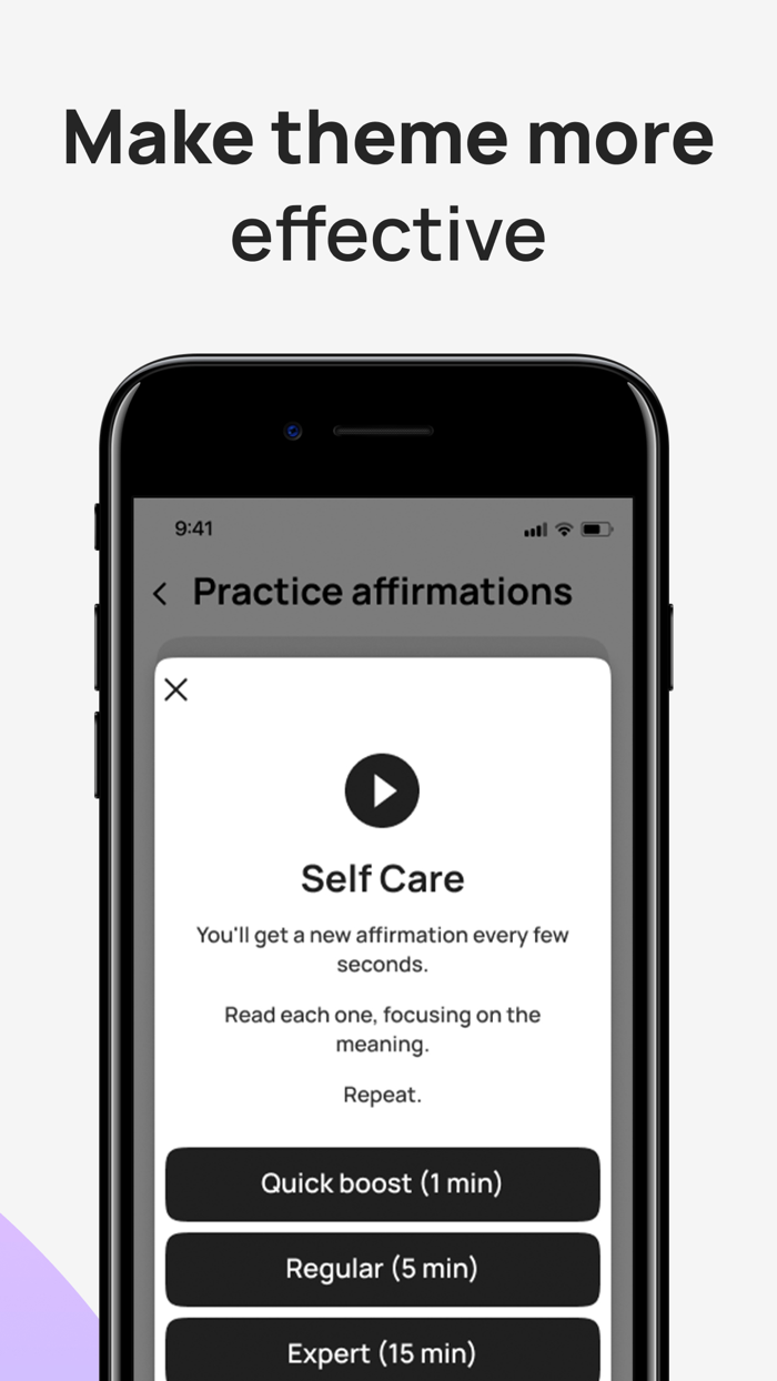 Daily Affirmations - self care