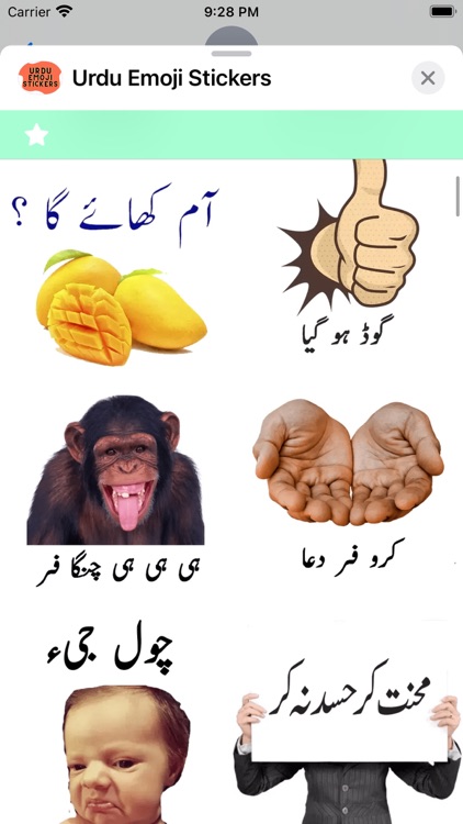 Urdu Emoji Stickers screenshot-4