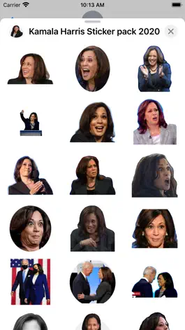 Game screenshot Kamala Harris VP Stickers apk