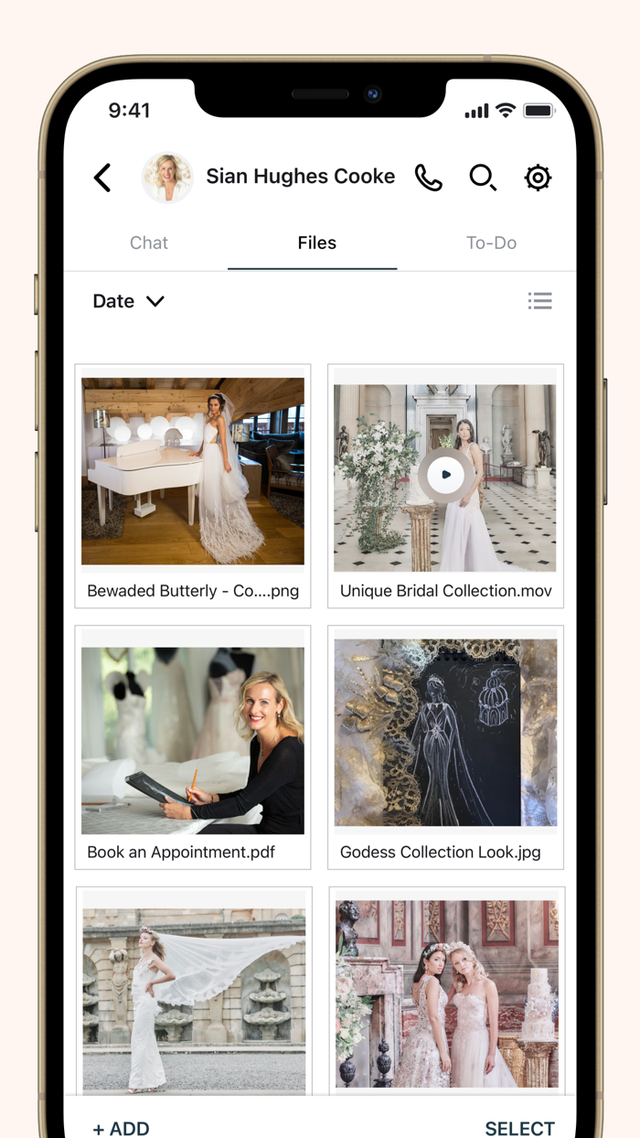Shimmering Ivory Couture