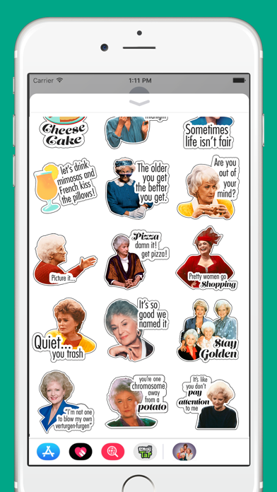 How to cancel & delete Golden Girls Stickers from iphone & ipad 3