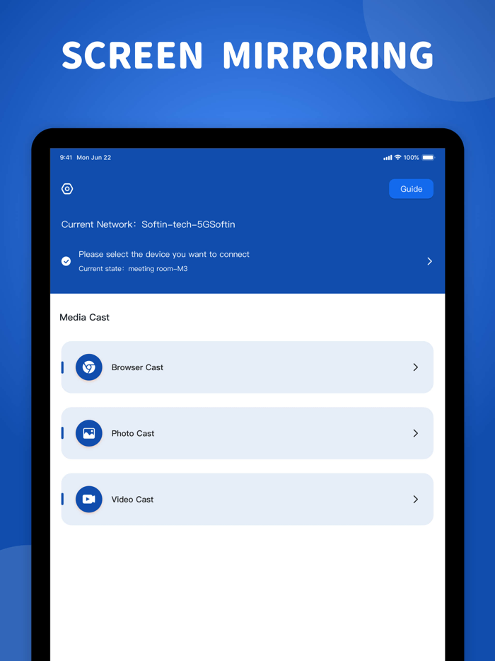 Miracast  Screen Mirroring