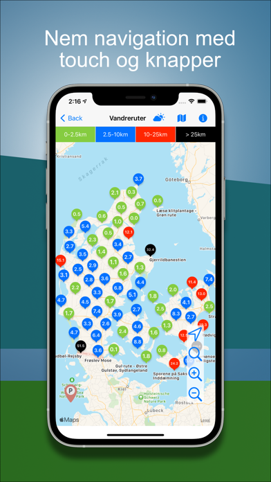 Vandreruter i Danmark screenshot 2