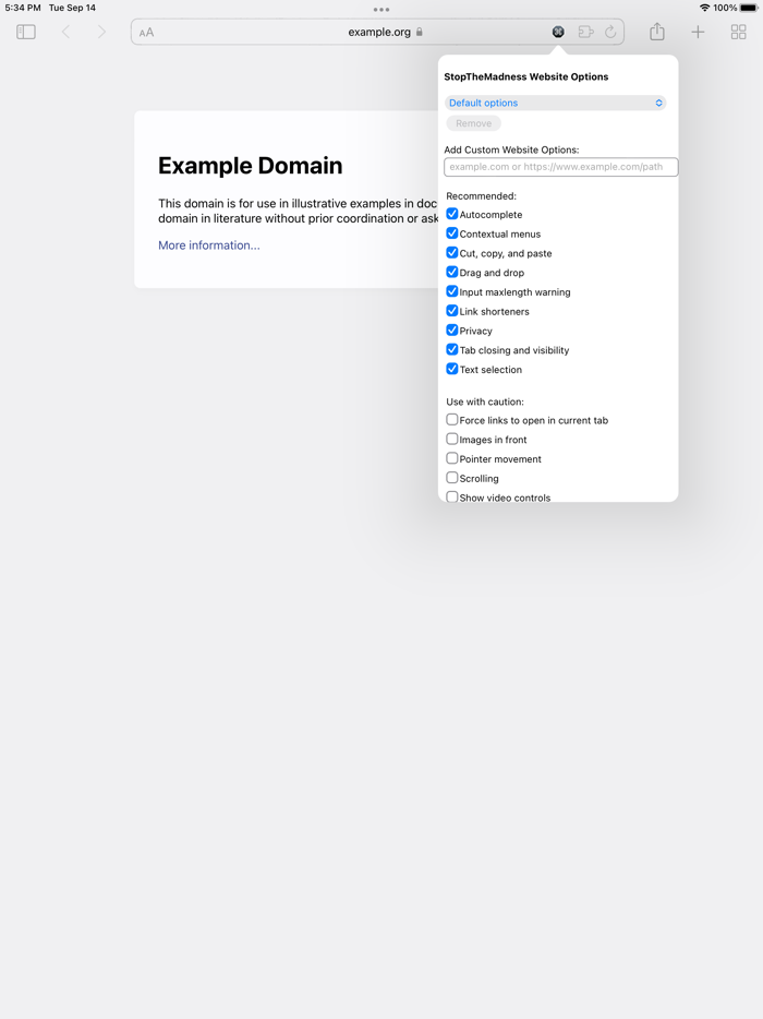 StopTheMadness Mobile