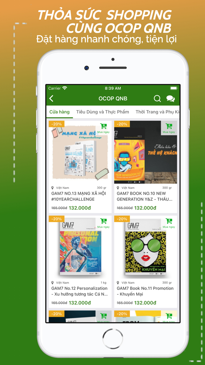 OCOP QNB - Bản vị quê hương