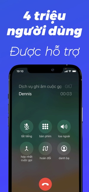 ghi âm cuộc gọi:REC