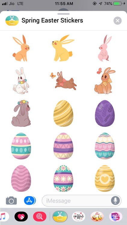 Spring Easter Stickers