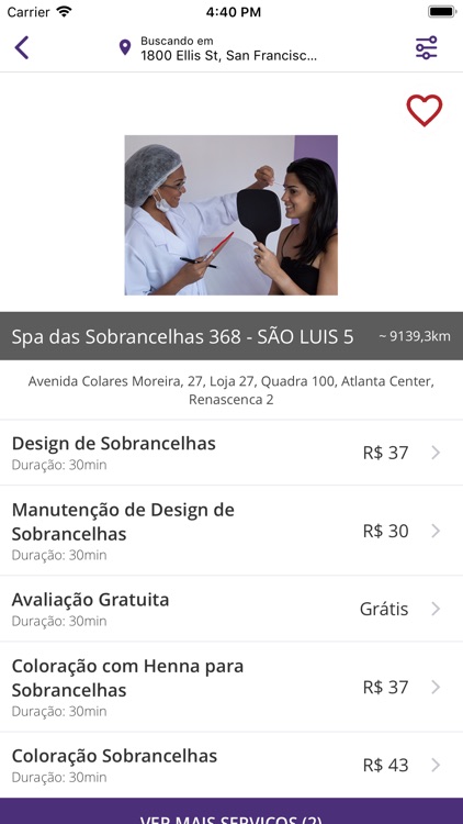 Spa das Sobrancelhas