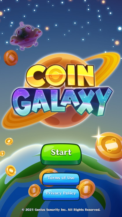 Coin and Galaxy