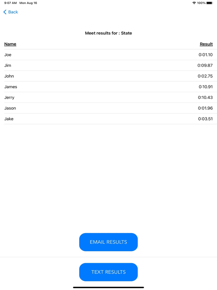 XC Buddy Meet Manager