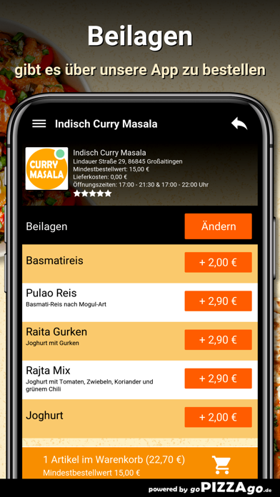 Indisch Curry Masala Großaitin screenshot 6