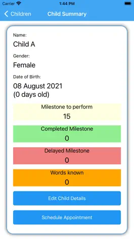 Game screenshot Developmental Screening hack