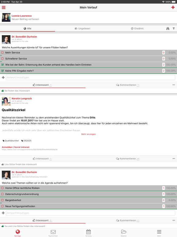 Screenshot #5 pour WvM Intranet