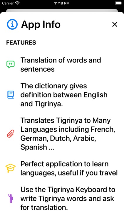Tigrinya Dictionary Translator screenshot-4
