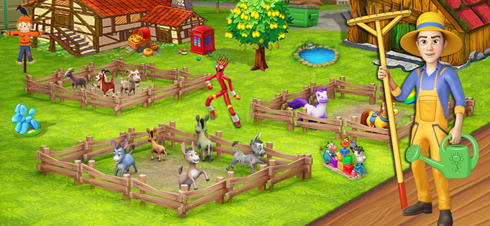 Farm King  Donkey Life Sim