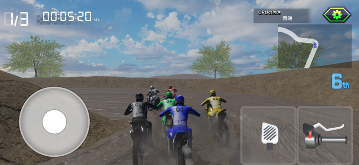 ゲームバラエティー オフロードバイクレース