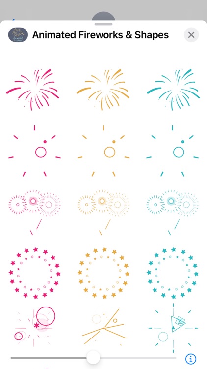 Animated Fireworks & Shapes