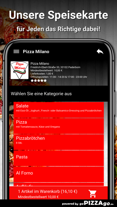 Pizza Milano Paderborn screenshot 4