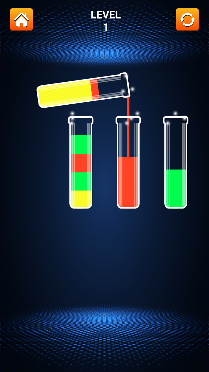 Sort Color Bottle Fill Water