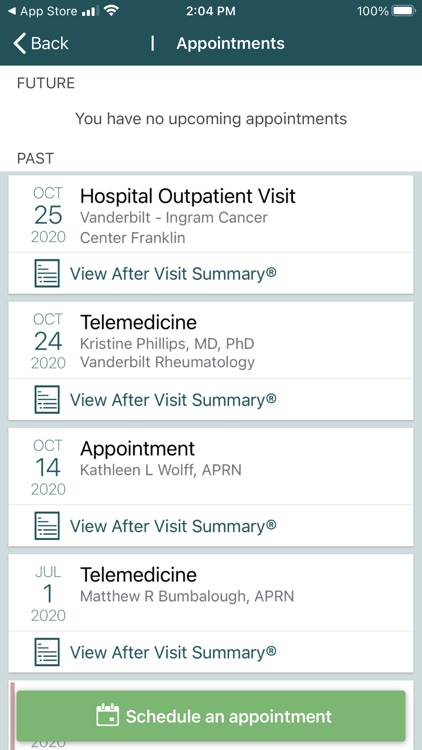 My Health at Vanderbilt screenshot-3