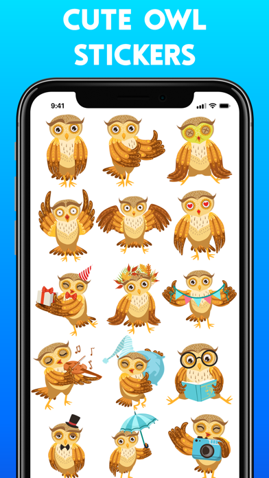 Cute Owl Stickers! screenshot 2
