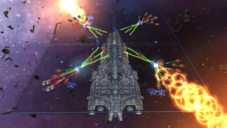 Space Ships WAR: 3D Battles TD screenshot-4