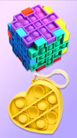 Game screenshot Pop it cube Toy 3D Push Bubble apk