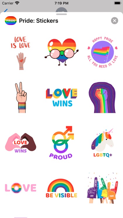 Pride: Stickers