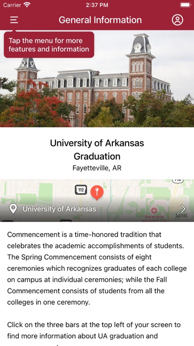 How to cancel & delete Univ of Arkansas Graduation from iphone & ipad 2