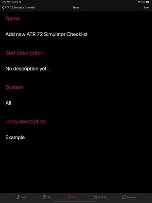 Screenshot 8 ATR 72 Simulator Checklist iphone