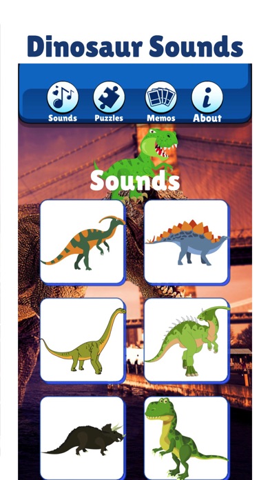 T-rex: Dino Sounds & Matching screenshot 2