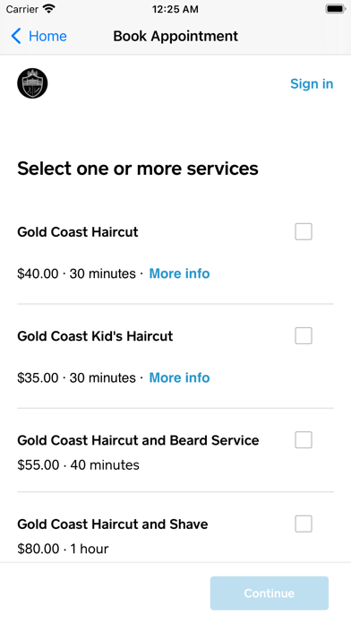 Gold Coast Barbers screenshot 2