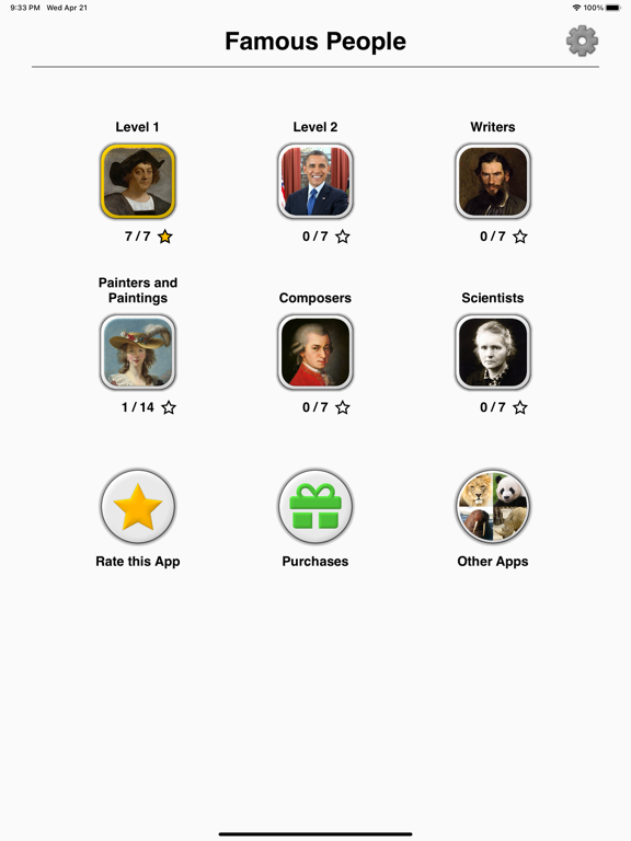 Famous People - History Quiz screenshot