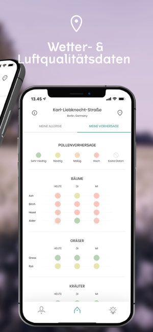 ‎klarify: Pollenflug & Allergie Screenshot