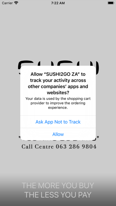 How to cancel & delete SUSHI2GO ZA from iphone & ipad 1