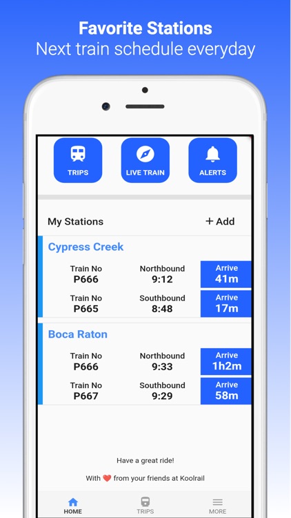 Koolrail - Tri Rail App Today screenshot-4