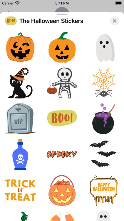 The Halloween Stickers