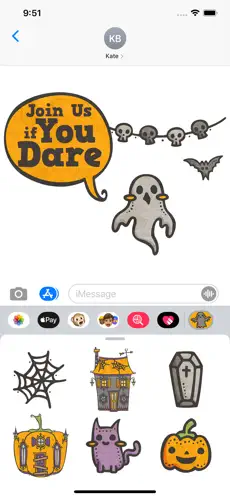 Screenshot 2 Cute Halloween Trick or Treat iphone