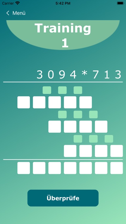 Multiplikationstrainer