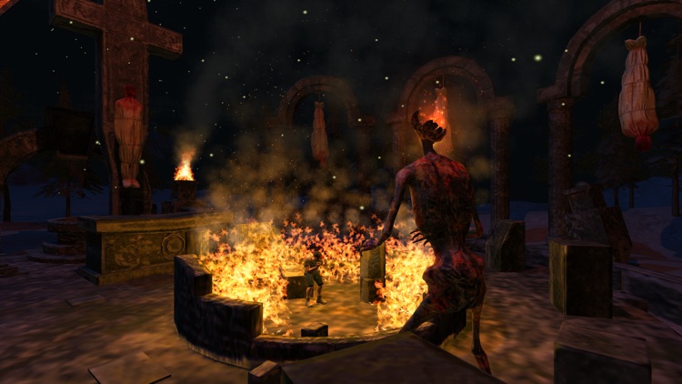 Scary Fire Head: Horror Game screenshot-4