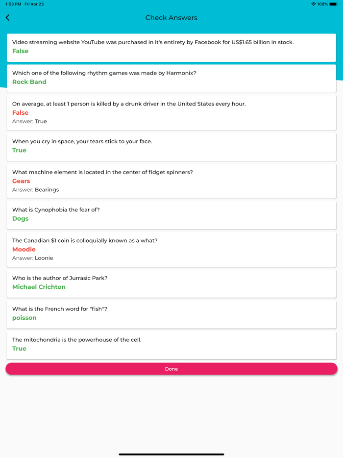 Brain Test- Trivia Quizzes