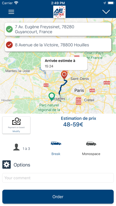 Screenshot #3 pour Taxi SQY AE
